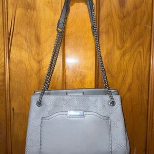 Elegant Gray Chain Strap Women's Bag